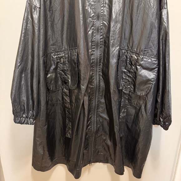 Kate Hewko Black Oversized One Size Nylon Jacket - Picture 4 of 8
